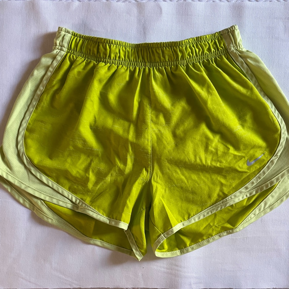 Nike Tempo Running Shorts Lime Green